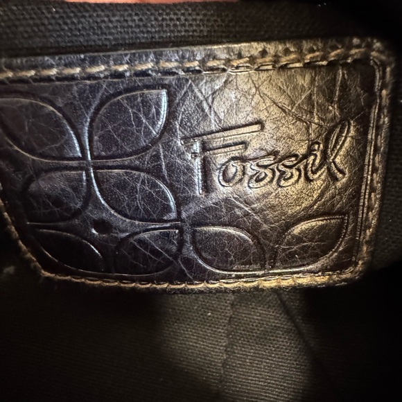 Vintage FOSSIL Small/Mini Leather Backpack - Picture 8 of 11